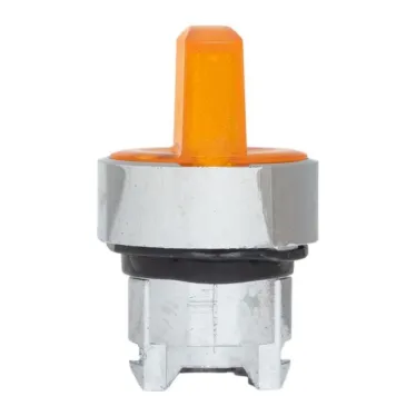 Механизм переключателя исполнительный ХB4 желтый на 3 положения возвратный без фиксации с подсветкой с короткой ручкой PROxima