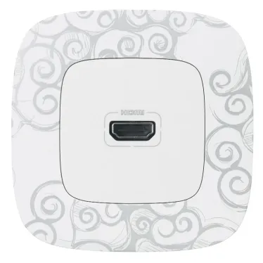 Valena ALLURE Рамка 1 пост Нарцисс хром универсальная