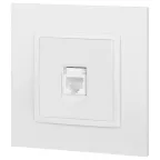 Розетка RJ45, Эра Elegance, белый, 14-3107-01