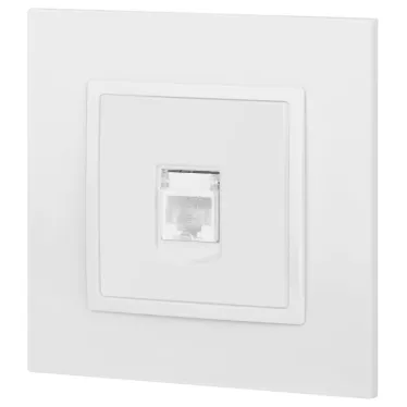 Розетка RJ45, Эра Elegance, белый, 14-3107-01