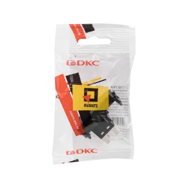 Avanti Телефонная розетка RJ-12 модульная Черный матовый 1 модуль