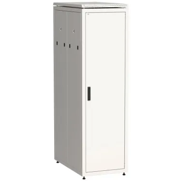 Шкаф сетевой 19дюйм LINEA N 38U 600х1000 мм металлическая передняя дверь серый