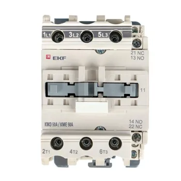 Пускатель магнитный КМЭ 50А катушка управления 380В АС малогабаритный 1NO 1NC