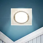 Встраиваемый светильник со светодиодной подсветкой DK LD50 CH/SHSL GX53 хром серебро