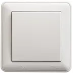 W59 AQUA Переключатель одноклавишный, 10АХ, IP44, в сборе, белый