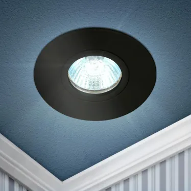 Cветильник встраиваемый алюминиевый KL83 BK MR16/GU5.3 черный