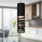 Светильник подвесной (подвес) PL22 BK MR16 GU10 потолочный цилиндр черный