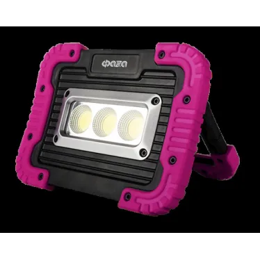 Фонарь прожектор WL1-L6W-mg (черно-рубин.) 4АА