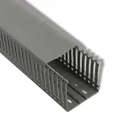 Кабель-канал перфорированный самоклеящийся 60х60 серый (паз 5мм, зуб 7мм с отв.) REXANT