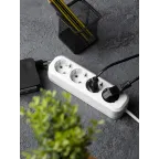 Удлинитель Эксперт 4 гнезда 3 метра 16А/3,0кВт с заземлением ПВС 3х1 EKF PROxima