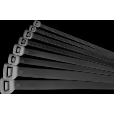 Хомут 350х4.8мм черный нейлон (100шт)