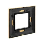 Рамка из металла, ''Avanti'', золотая, 2 модуля