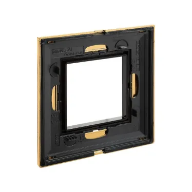 Рамка из металла, ''Avanti'', золотая, 2 модуля