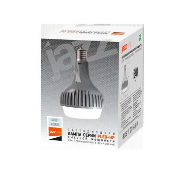 Лампа светодиодная ЗК LED 60вт E40 белый 6000Lm Jazzway
