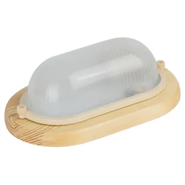 Светильник дерево, пл-н стекло, 60Вт, Е27, 220В, IP54 НБО 03-60-021