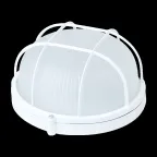 Светильник ЖКХ под лампу 1хE27 AC 220В IP54 круг D176х190мм с решеткой max 60Вт НБП Gauss