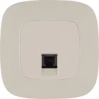 Valena ALLURE Рамка 1 пост слоновая кость универсальная