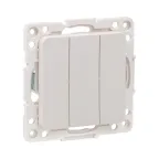 Стокгольм Механизм Выключателя 3-кл. 10А белый