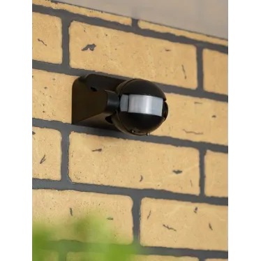 ИК датчик движения наст. 1200Вт 180гр. до 12м IP44 MS-39b черный PROxima