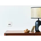 ETIKA Двойная розетка RJ 45 категория 5е UTP белый