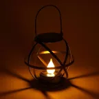 Светильник садовый Лофт подвесной с ручкой, металл, 26 см ERASFM-01