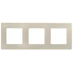 ETIKA Рамка 3 поста слоновая кость