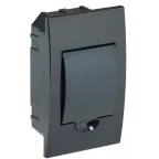 Корпус модульный пл. встр. ЩРВ-П-4 черный IP41