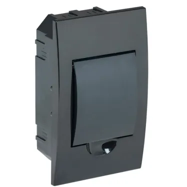 Корпус модульный пл. встр. ЩРВ-П-4 черный IP41