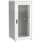Шкаф сетевой 19' LINEA N 33U 800х800мм стеклянная передняя дверь задняя металлическая серый