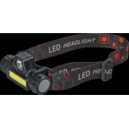 Фонарь светодиодный NPT-H25-ACCU 5Вт CREE LED+3Вт COB LED аккумуляторный налобный