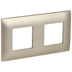 SKANDY Рамка 2-местная SK-F02Sh шампань IEK