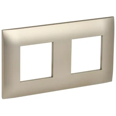 SKANDY Рамка 2-местная SK-F02Sh шампань IEK