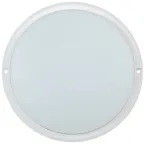 Светильник светодиодный ДПО 4003 15Вт IP54 4000K круг белый пластик IEK