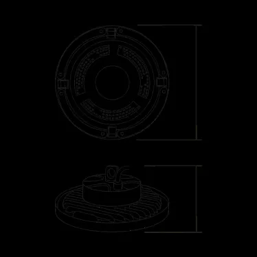 Светильник светодиодный промышленный ДСП 100 Вт 12000 лм 5000К AC 220В IP65 D230х88мм стекло угол 120 грд UFO Gauss