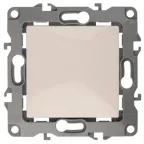 Выключатель, 10АХ-250В, б.л., Эра12, слоновая кость,12-1001-02