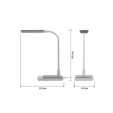 Светильник настольный светодиодный NLED-499-10W-W светодиодный с основанием белый
