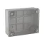 Коробка распределительная IP56 380х300х120мм с гладкими стенками прозрачная