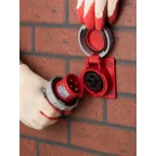 Розетка стационарная внутренняя угловая 4142 3Р+РЕ 16А 380В IP67 PROxima