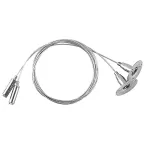 Комплект подвесов для AL2115 и шинопровода длина-150см (2шт) серебро