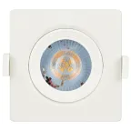 Светильник светодиодный квадратный поворотн. LED SMD 5W 4000K, белый KL LED 21A-5 4K WH ЭРА