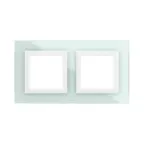 Рамка из натурального стекла, ''Avanti'', светло-зеленая, 4 модуля