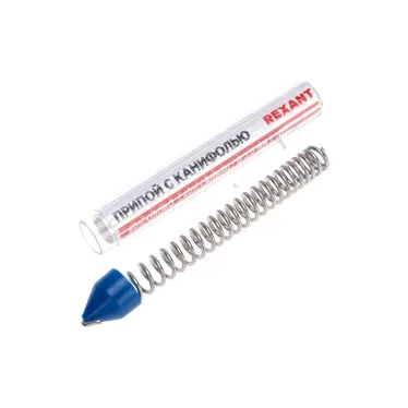 Припой с канифолью, 20 г, 2.0 мм, (олово 60%, свинец 40%)