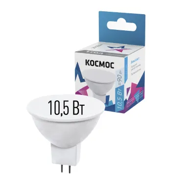 Лампа светодиодная LED 10.5W JCDR 220В GU5.3 D50x45 4500K белый 840 лм