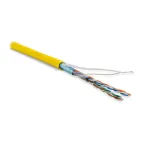 Витая пара F/UTP кат 5e 4 пары AWG26 patch IN LSZH нг(А)-HF желтый 100м