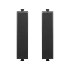 Avanti Комплект модульных заглушек , Черный матовый, 0,5 модуля 2 штуки