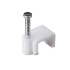 Скоба пластиковая СПП 6 (50шт)