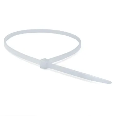 Хомут P6.6 самозатухающий, белый 3,6x200