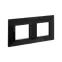 Рамка из металла, ''Avanti'', черная, 4 модуля
