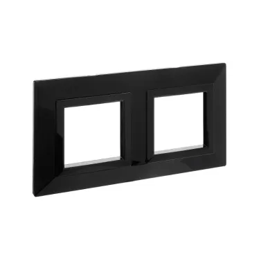 Рамка из металла, ''Avanti'', черная, 4 модуля