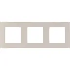ETIKA Рамка 3 поста слоновая кость